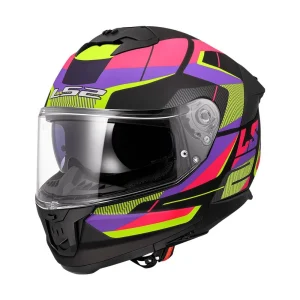 Casco LS2 FF808 Stream II Road Negro Rosa