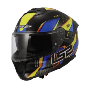 Casco LS2 FF808 Stream II Tinux Negro Amarillo