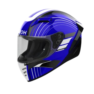 Casco Airoh Connor Achieve Azul Brillo