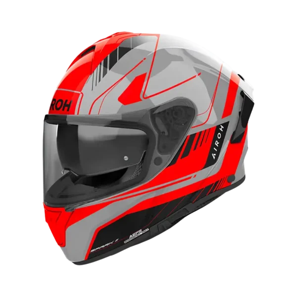Casco Airoh Spark 2 Chrono Naranjo Brillo + Pinlock
