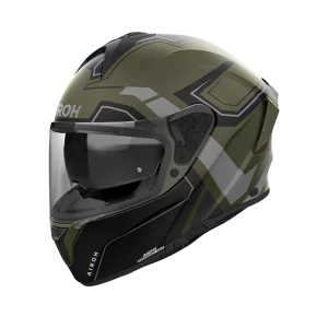 Casco Airoh Spark 2 Dart Militar Verde Mate + Pinlock