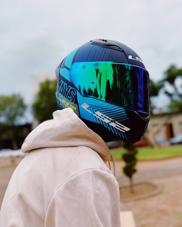 Casco LS2 FF810 Vigo Shift Negro Azul Matte - Imagen 9