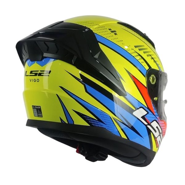 Casco LS2 FF810 Vigo Flight Amarillo Naranjo - Imagen 4