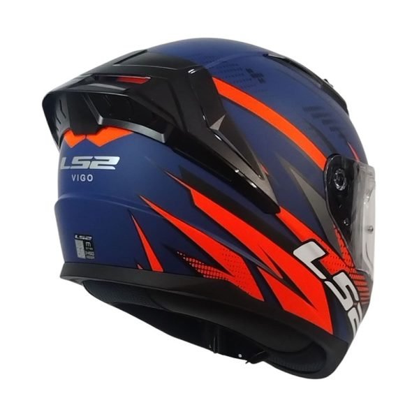 Casco LS2 FF810 Vigo Flight Azul Rojo Mate - Imagen 6