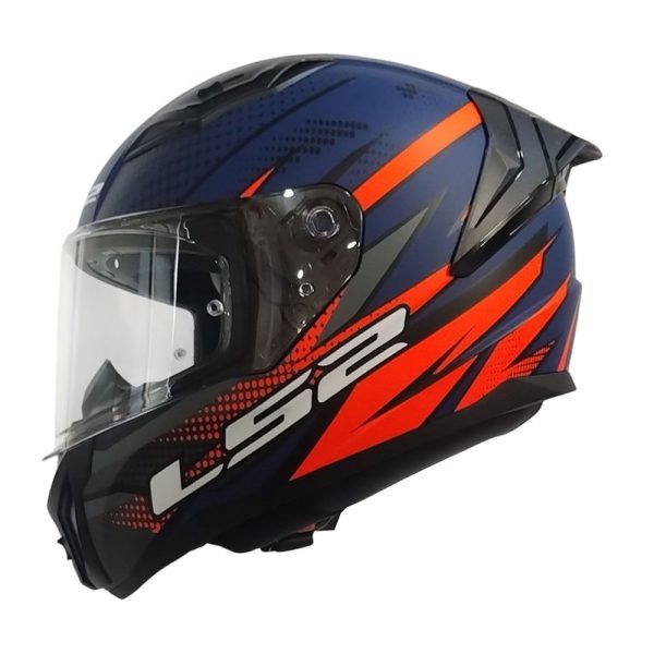 Casco LS2 FF810 Vigo Flight Azul Rojo Mate - Imagen 2