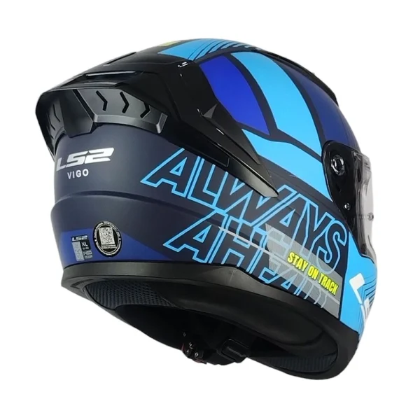 Casco LS2 FF810 Vigo Shift Negro Azul Matte - Imagen 5