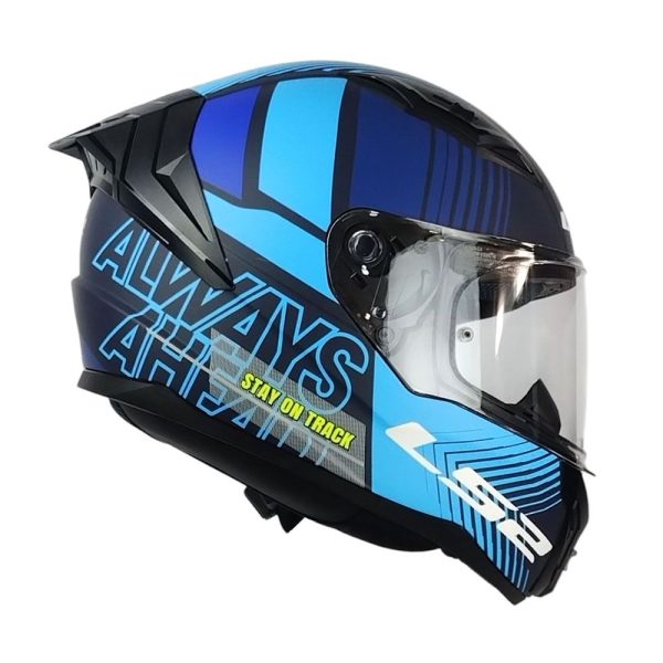 Casco LS2 FF810 Vigo Shift Negro Azul Matte - Imagen 4