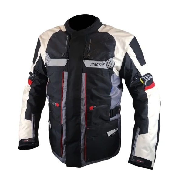 Chaqueta Atrox Tech-2 Negra Gris Roja