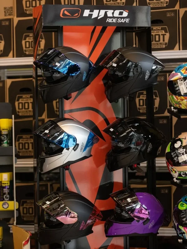 Casco Abatible de Moto HRO 3480Dv Solid Ng - Imagen 3