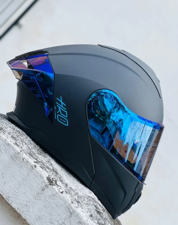 Casco Abatible de Moto HRO 3480Dv Solid Ng Az Mate - Imagen 2