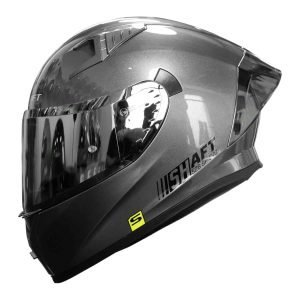 Casco de moto Shaft 526SP solid Gris brillo integral