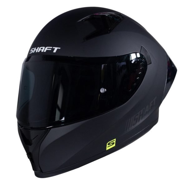 Casco de moto Shaft 526SP solid Negro sm integral