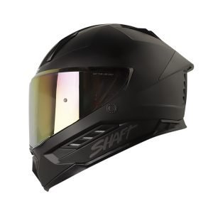 Casco moto Shaft 595 Solid negro integral