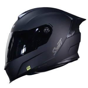 Casco moto Shaft 502sp Solid negro + Mica de color