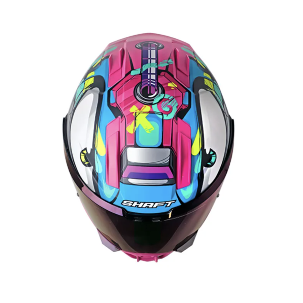 Casco moto Shaft 595 Stroke FC Integral - Imagen 3