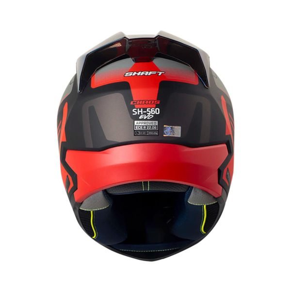Casco Shaft SH-560 Evo Chaos negro rojo + Mica de regalo - Imagen 2