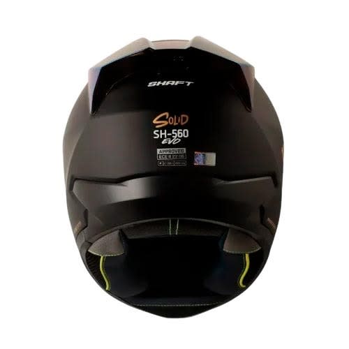 Casco Shaft SH-560 Evo Solid Negro Dorado + Mica de regalo - Imagen 3