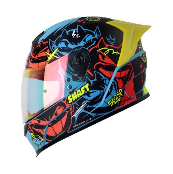 Casco moto Shaft 502sp Devil AZ+ Mica de color