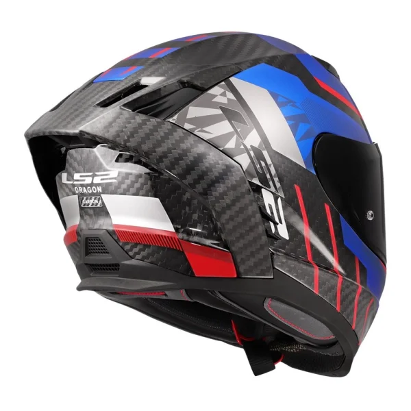 Casco Carbono LS2 FF807 Dragon C Trax Azul - Imagen 3