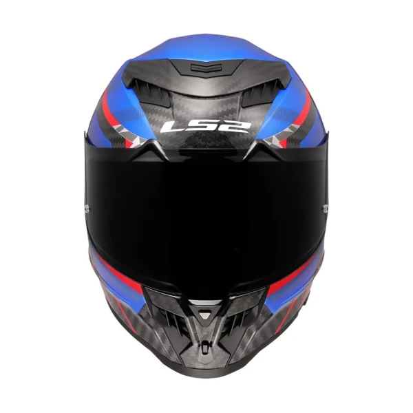 Casco Carbono LS2 FF807 Dragon C Trax Azul - Imagen 4