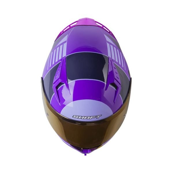 Casco de moto Shaft 526SP Strafter morado - Imagen 2