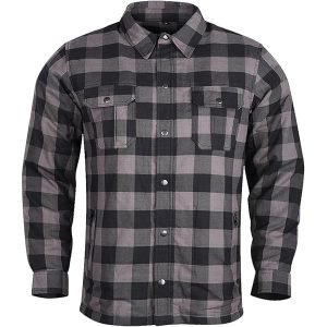 Camisa Leñadora para moto Armad Gear Field con protecciones Gris
