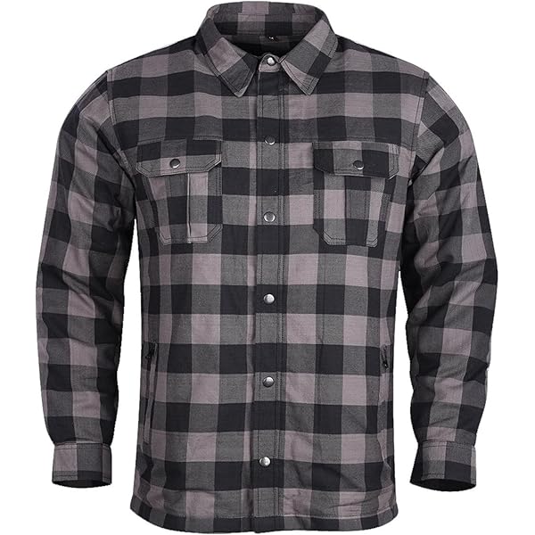 Camisa Leñadora para moto Armad Gear Field con protecciones Gris
