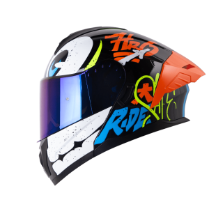 Casco Abatible de Moto HRO 3480Dv Letter Face Ng Nj
