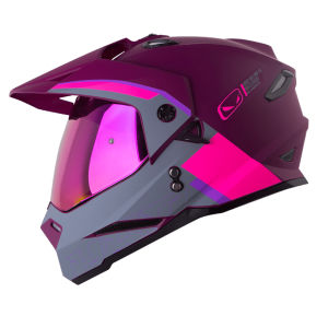 Casco Moto HRO MX-330DV Downhill Morado