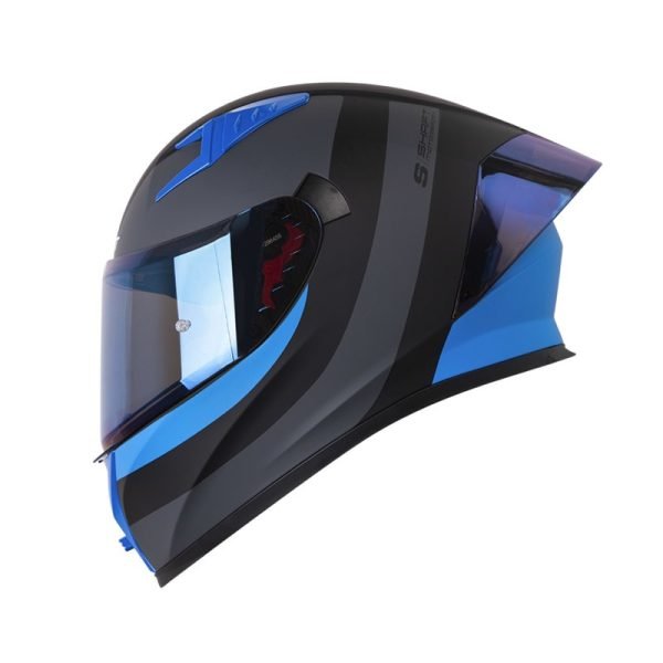 Casco de moto Shaft 526SP Narkan azul