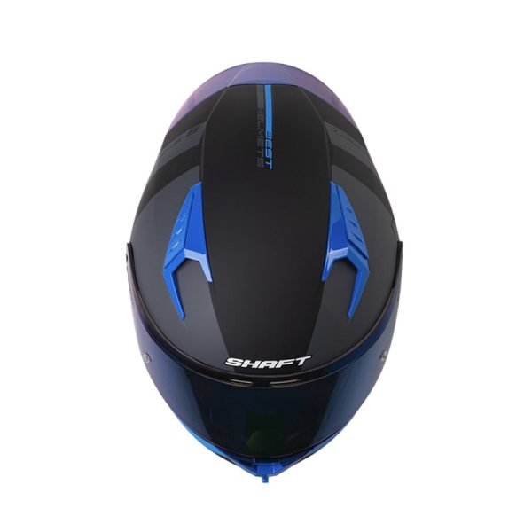 Casco de moto Shaft 526SP Narkan azul - Imagen 2
