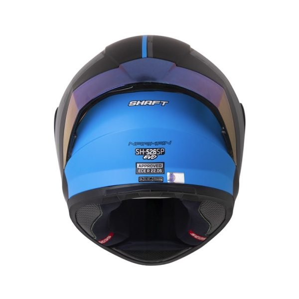 Casco de moto Shaft 526SP Narkan azul - Imagen 3