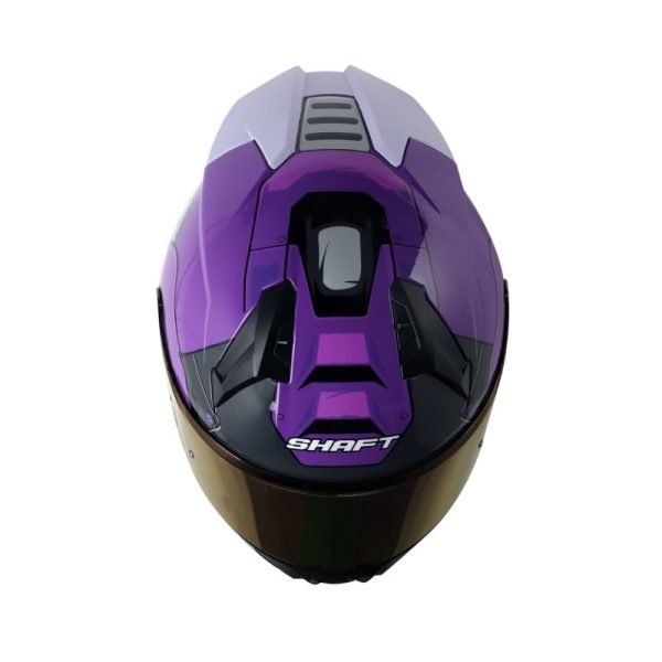Casco Shaft SH-560 Evo Chief Morado + Mica de regalo - Imagen 2