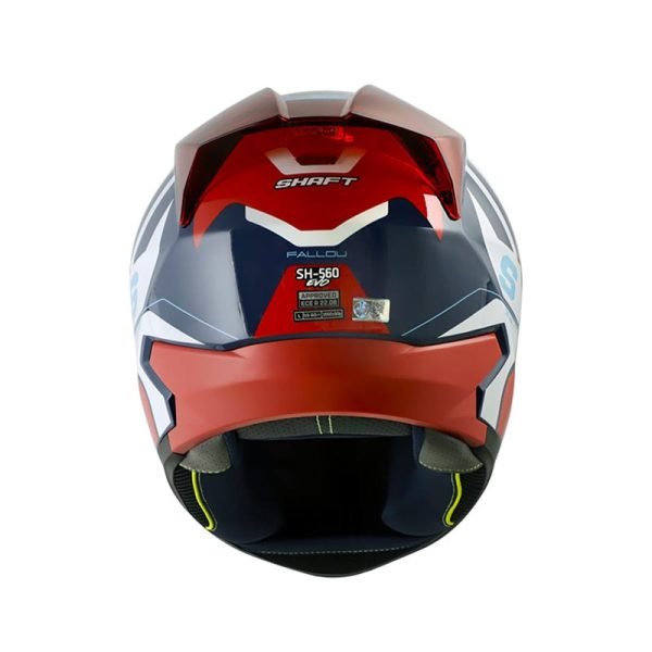 Casco Shaft SH-560 Evo Follou Azul Blanco + Mica de regalo - Imagen 3