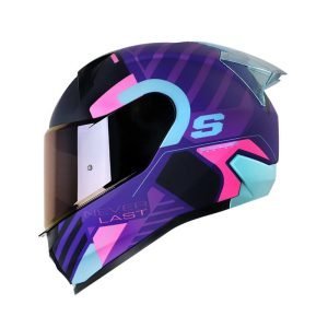 Casco Shaft SH-560 Evo Follou Morado + Mica de regalo