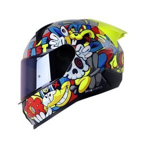 Casco Shaft SH-560 Evo Melo Gris + Mica de regalo