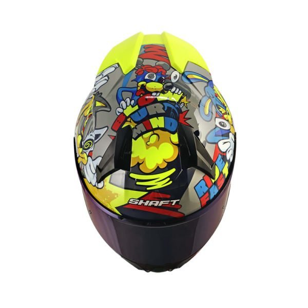 Casco Shaft SH-560 Evo Melo Gris + Mica de regalo - Imagen 2
