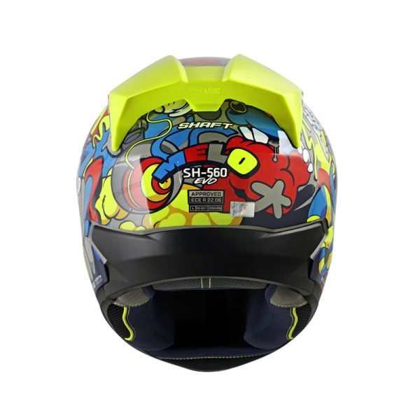 Casco Shaft SH-560 Evo Melo Gris + Mica de regalo - Imagen 3