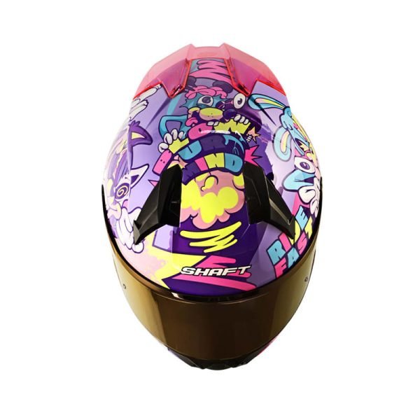 Casco Shaft SH-560 Evo Melo Morado + Mica de regalo - Imagen 2