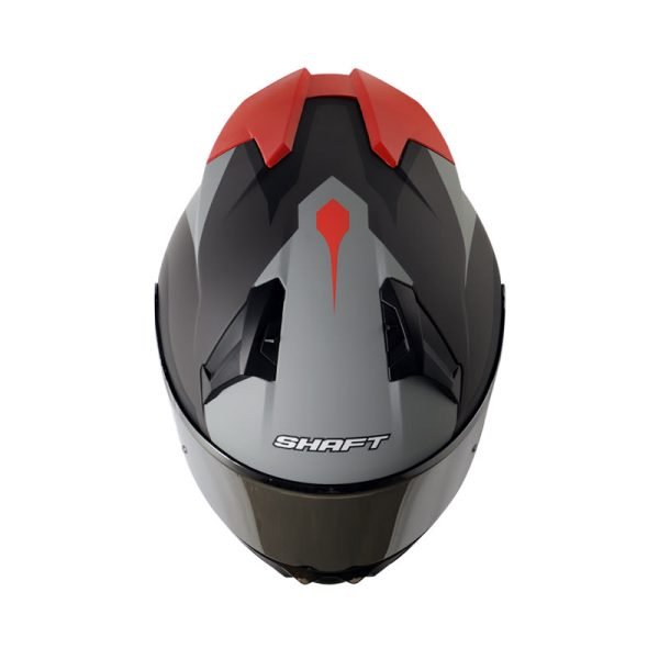 Casco Shaft SH-560 Evo Wuoki Gris Rojo + Mica de regalo - Imagen 2
