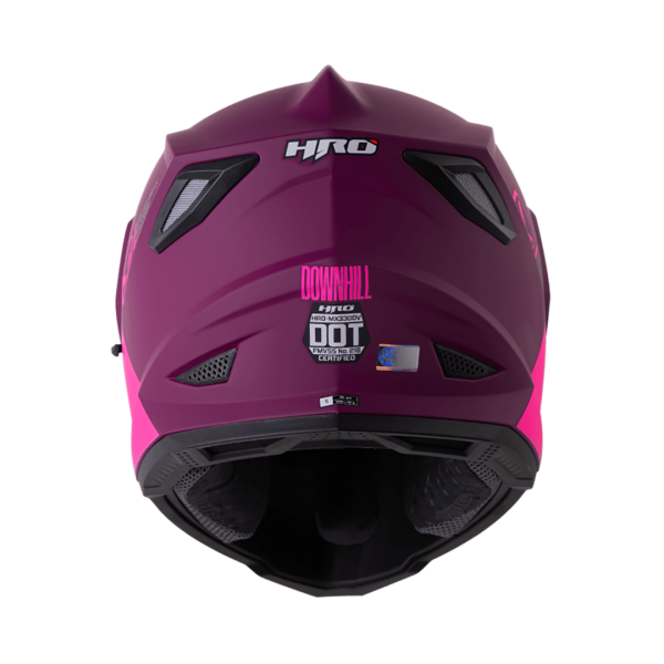 Casco Moto HRO MX-330DV Downhill Morado - Imagen 2