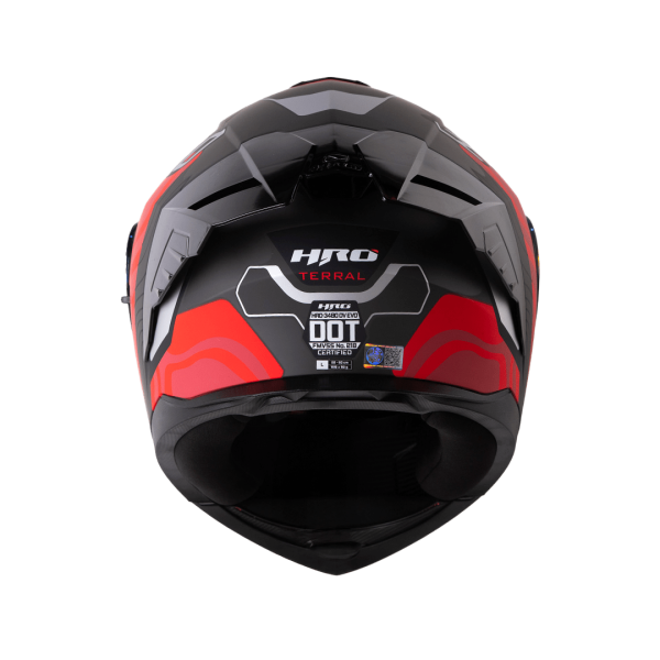 Casco Abatible de Moto HRO 3480Dv Terral Ng Rj - Imagen 3
