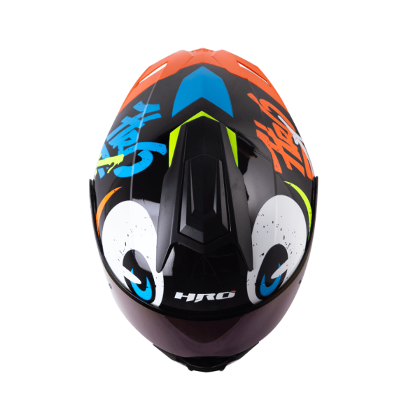 Casco Abatible de Moto HRO 3480Dv Letter Face Ng Nj - Imagen 3