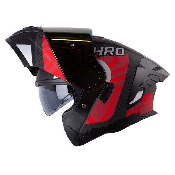 Casco Abatible de Moto HRO 3480Dv Terral Ng Rj - Imagen 2