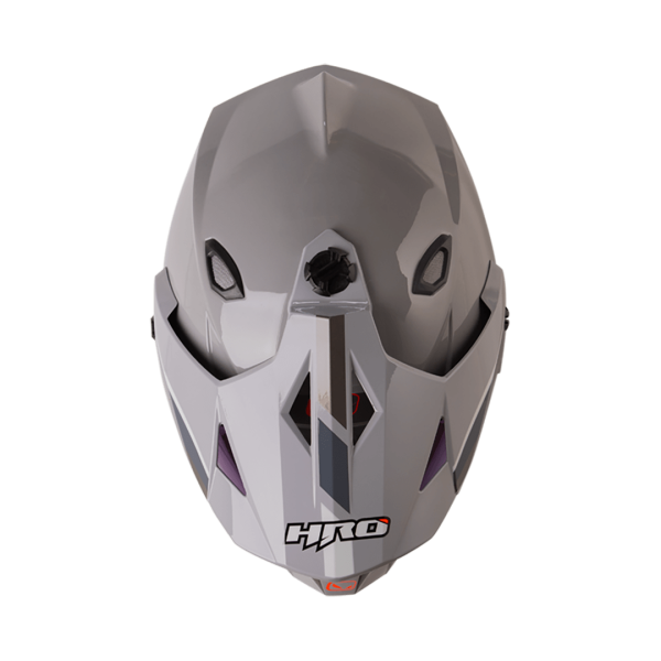 Casco Moto HRO MX-330DV Downhill Gris - Imagen 2