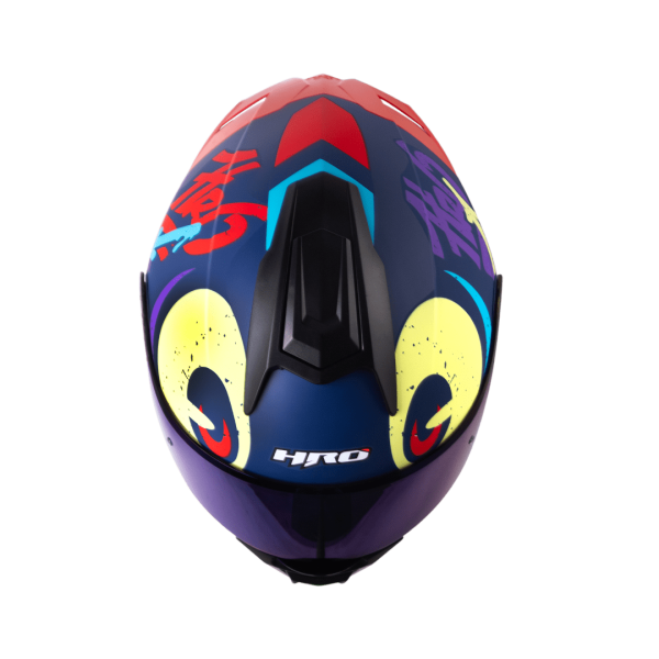 Casco Abatible de Moto HRO 3480Dv Letter Face Az Os - Imagen 3