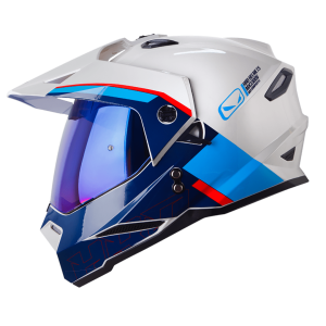 Casco Moto HRO MX-330DV Downhill Azul