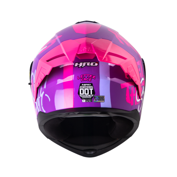 Casco Abatible de Moto HRO 3480Dv Letter Face MR FC - Imagen 3