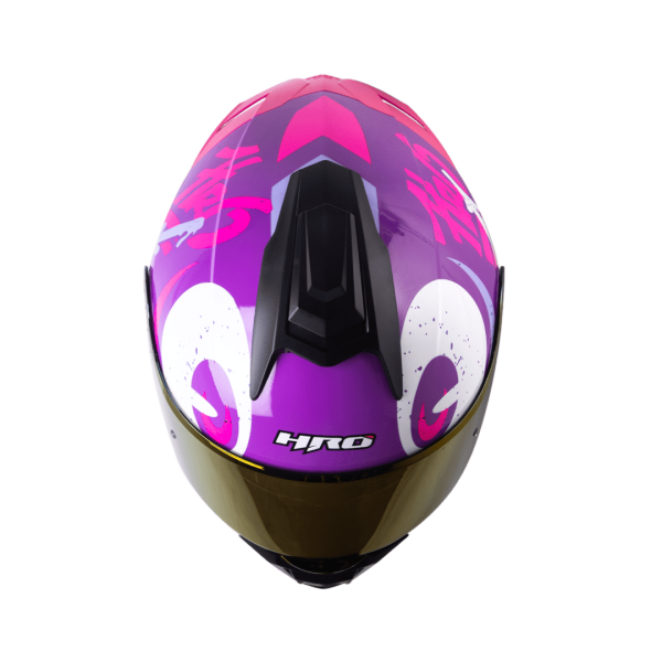 Casco Abatible de Moto HRO 3480Dv Letter Face MR FC - Imagen 4