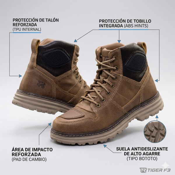 Botas Moto Tr Tiger F3 - Imagen 7